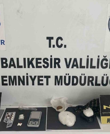 Balıkesir’de uyuşturucu operasyonu: 4 gözaltı