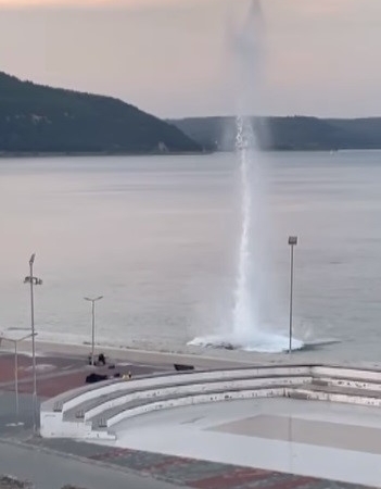 Denizde bulunan mayın imha edildi