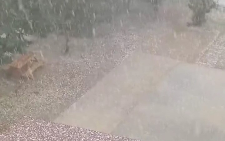 Edirne’yi dolu vurdu