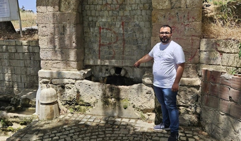 Erdek’teki tarihi çeşme kuruyor