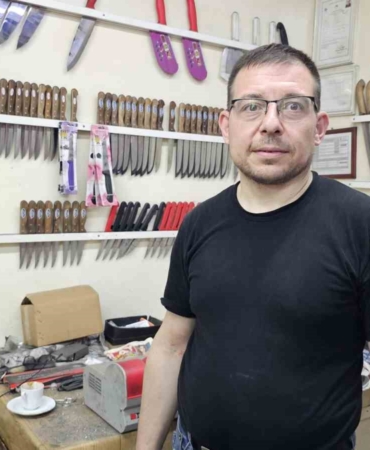 Kurban Bayramı öncesi bıcak bileyicilerinde yoğunluk