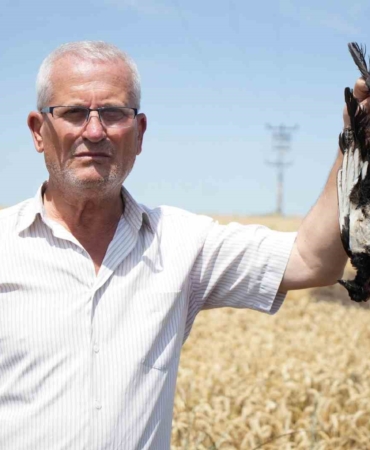 Saksağan yangın çıkardı: Köylüler seferber oldu