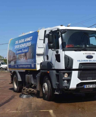 Yıldırım’da bayram sonrası yoğun temizlik