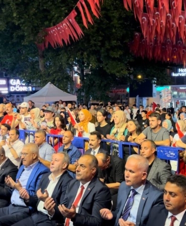 15 Temmuz Demokrasi ve Milli Birlik Günü anma programı çerçevesinde şehitler için dualar okundu