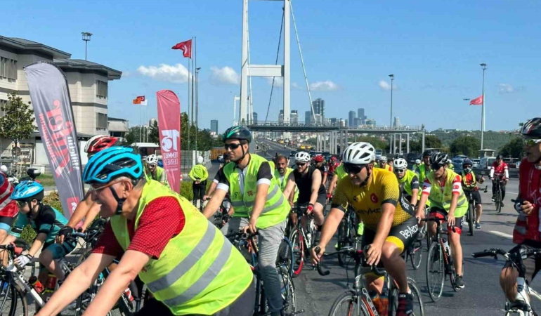 15 Temmuz’dan Gazze’ye özgürlük için pedal çevirdiler