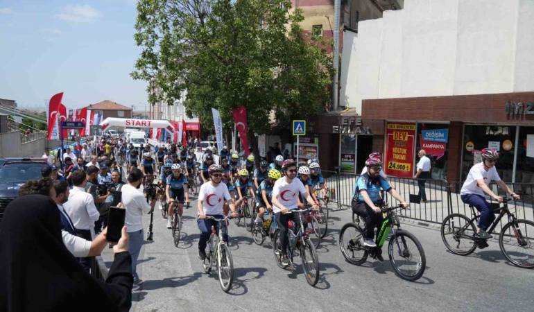 8. Ömer Halisdemir Bisiklet Turu Arnavutköy’de başladı