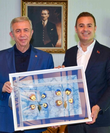 Ahmet Akın, Mansur Yavaş’ı ziyaret etti