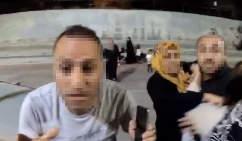 Arnavutköy’de ilginç olay, bisiklet parkurunda bisiklet süren çocuğa saldırı