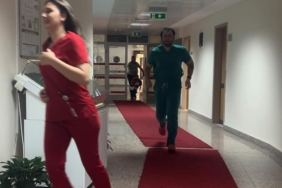 Babaeski Devlet Hastanesi’nde "mavi kod" tatbikatı