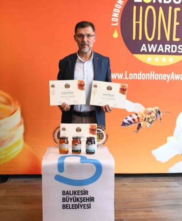 Balıkesir balları, Londra Uluslararası Bal Ödülleri’ne damgasını vurdu