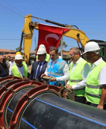 Balıkesir BŞB Başkanı Akın, Ayvalık’ın su sorununu tarihe gömecek ilk adımı attı