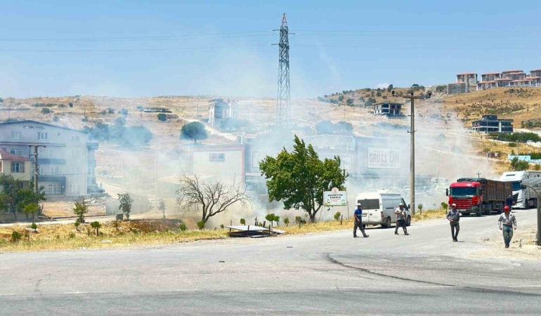 Balıkesir’de korkutan yangın