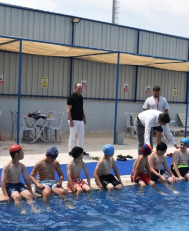 Başkan Durgut yaz spor okullarının sıkı takipçisi