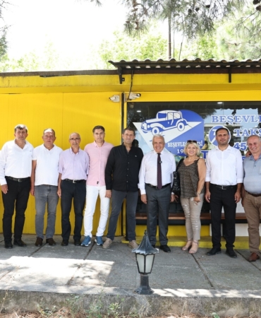 Başkan Şadi Özdemir’den taksici esnafına ziyaret