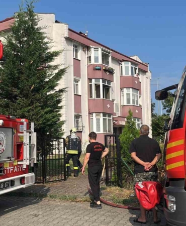 Bataryalardan çıkan yangın korkuttu