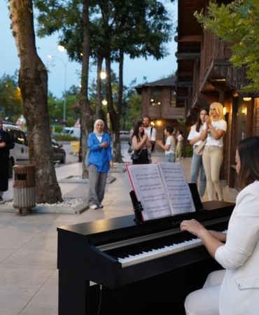 Bilecik’te Sanat Sokağı’nda sanat esintisi