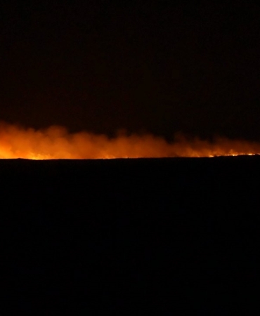 Bulgaristan - Türkiye sınırındaki yangın ürkütücü boyuta ulaştı