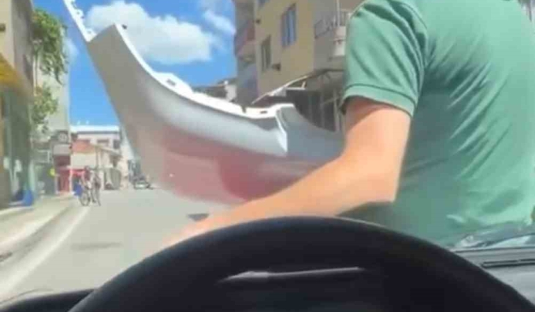 Bursa’da kaput üzerinde tehlikeli yolculuk