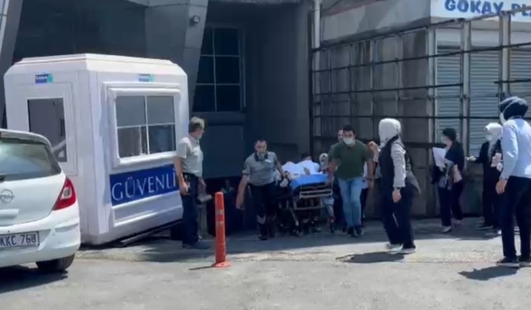 Esenler’de özel hastanede yangın paniği