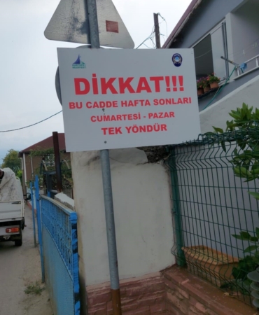 Eşme Mahallesi’ne yeni trafik düzenlemesi