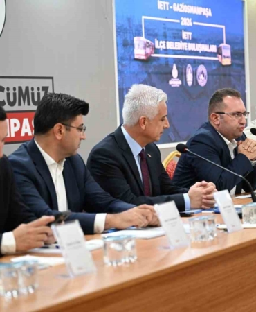 Gaziosmanpaşa Belediyesi İETT yetkilileri ile ‘2024 İETT İlçe Belediye Buluşmaları’ toplantısı gerçekleştirdi