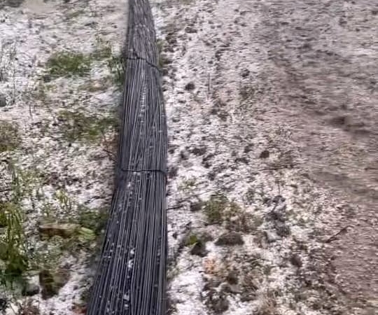 İnegöl’de dolu yağışı etkili oldu