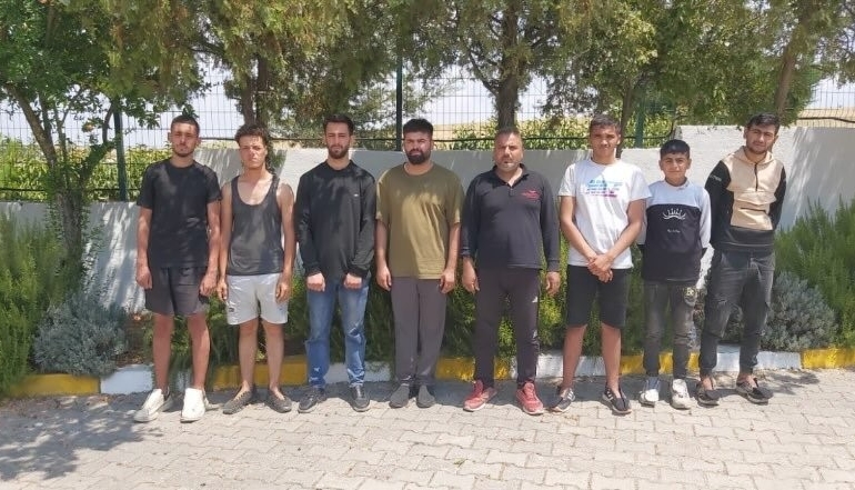 İpsala’da 8 kaçak göçmen yakalandı