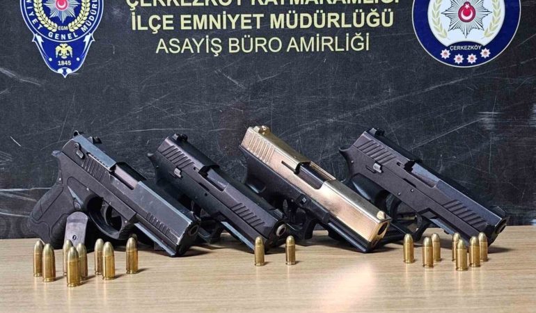 İş yeri ve araç kurşunlayan suç örgütüne operasyonda 8 kişi yakalandı