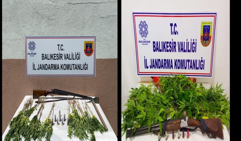 Jandarmadan kenevir operasyonu