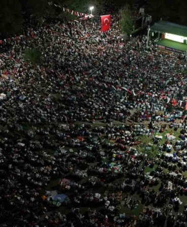 Kağıthane’de Avrupa Futbol Şampiyonası’nı binlerce kişi izledi