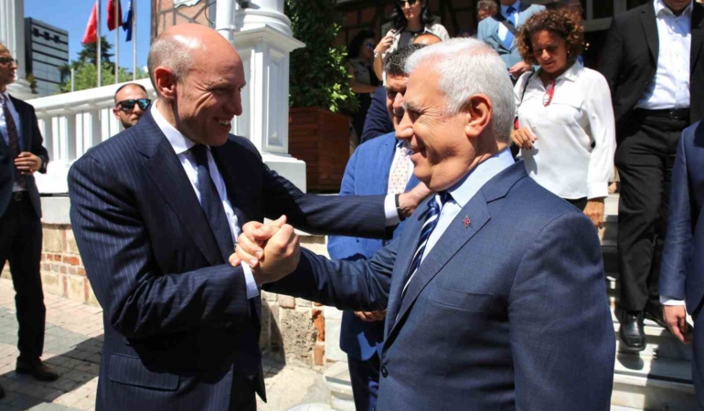 Kardeş şehir Hessen’den Başkan Bozbey’e ziyaret