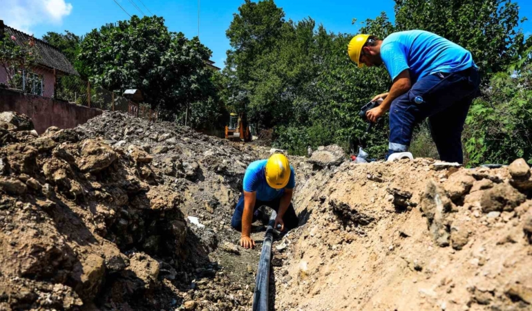 Kertil’in altyapısına yeni içme suyu hattı