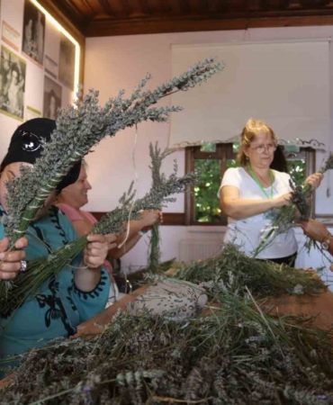 Lavanta atölyesine büyük ilgi