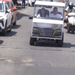 Liseliler hurda malzemeden akülü araba yaptı