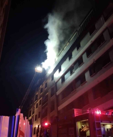 Maltepe’de korkutan yangın