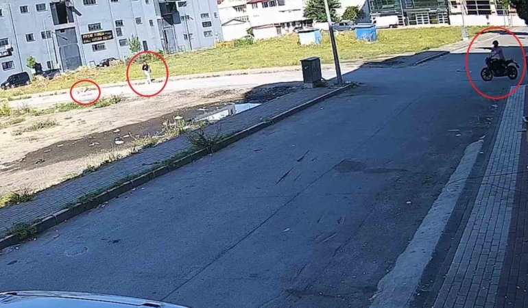 (Özel) Bursa’da sokak köpeğinin saldırısından kadını kurtardı... O anlar kamerada