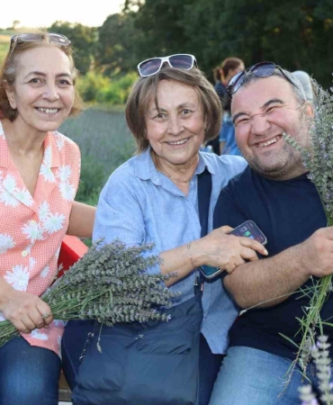 Özel çocuklar ve aileleri İzmit’in lavanta bahçesinde buluştu