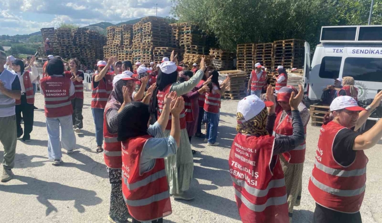 Polonez Gıda işçileri 14 gündür eylemde