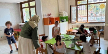 Sarıyer’de anaokulunda şok görüntüler