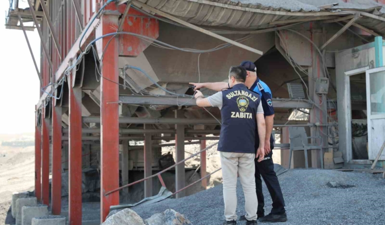 Sultangazi Belediyesi’nden taş ocaklarına sıkı denetim