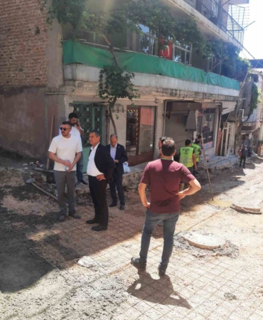 Tavşantepe Caddesi çalışmalarında son etaba geldi