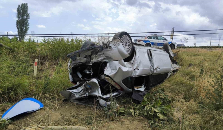 Tekirdağ’da iki otomobil çarpıştı: 4 yaralı