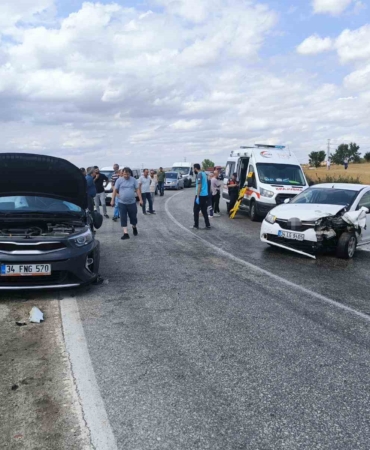 Tekirdağ’da trafik kazası: 5 yaralı