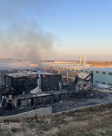 Tekirdağ’daki fabrika yangını söndürüldü