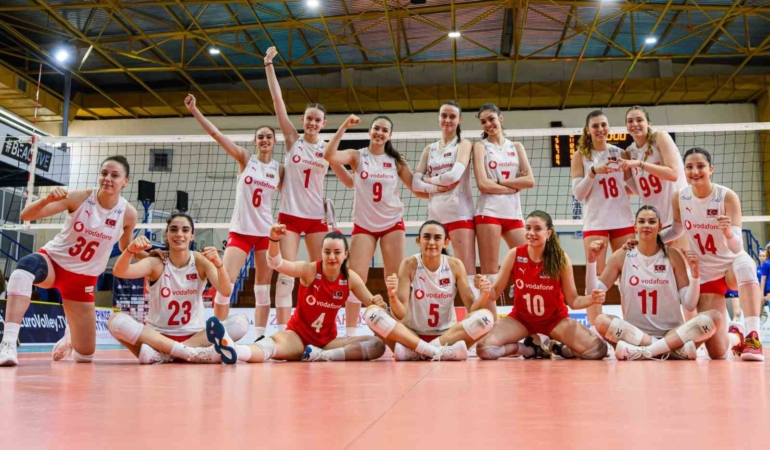 U18 Kadın Voleybol Milli Takımı, Litvanya’yı 3-1 mağlup etti