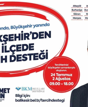‘Üniversite kaydına gelecek öğrencilerin, Balıkesir Büyükşehir yanında’