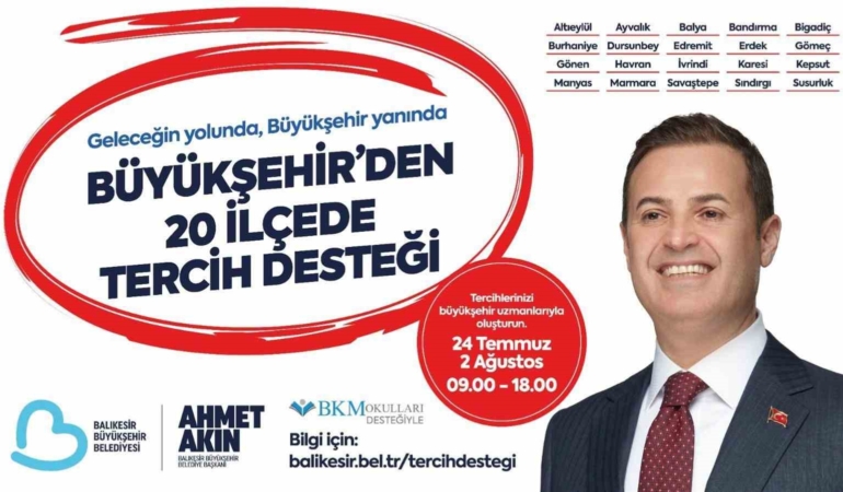 ‘Üniversite kaydına gelecek öğrencilerin, Balıkesir Büyükşehir yanında’