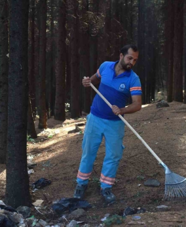Yıldırım’da orman temizliği