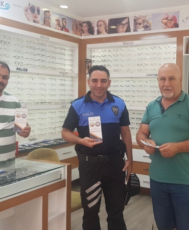 12 farklı işyerinde 38 vatandaş bilgilendirildi