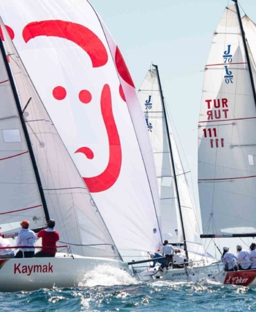 12. TAYK Slam-Eker Olympos Regatta Yelken Yarışları’nda, J/70 sınıfı yarışları tamamladı